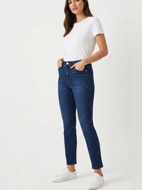 Ann Taylor Factory Dark Wash Jeans Size 12
